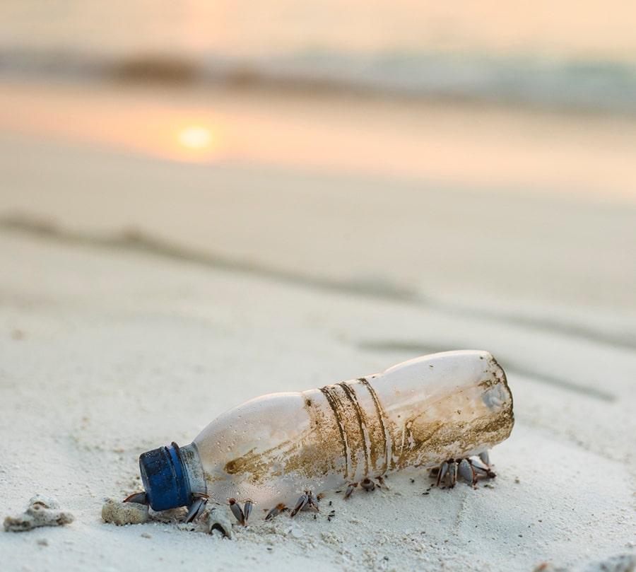 making a sustainable impact by collecting plastic waste from ocean